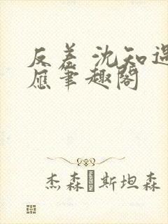 反差 沈知遇晏应笔趣阁