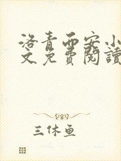 洛青而安小说全文免费阅读
