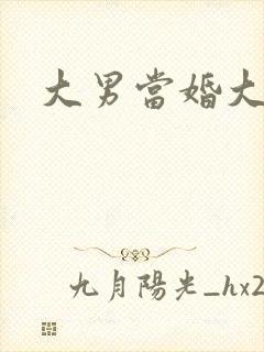 大男当婚大结局