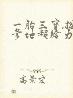 一胎三宝,总裁爹地超给力