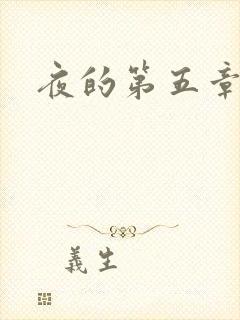 夜的第五章封面