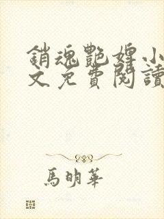 销魂艳婢小说全文免费阅读