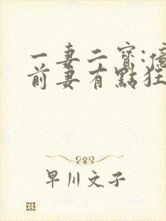 一妻二宝:亿万前妻有点狂在线阅读阅读全文