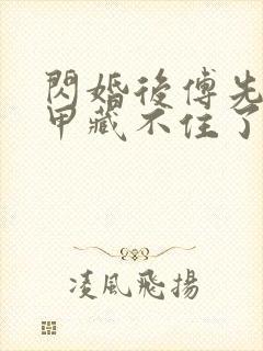 闪婚后傅先生马甲藏不住了笔趣阁