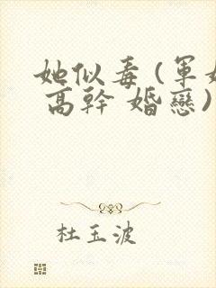她似毒 (军婚 高干 婚恋)完结