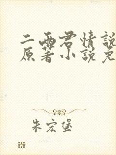 二两君情说小说原著小说免费阅读