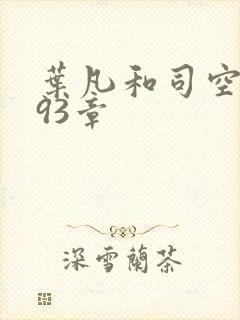 叶凡和司空嫣然93章