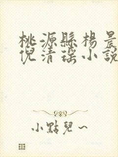 桃源县杨晨小妈倪清瑶小说