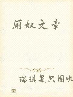 厕奴文章