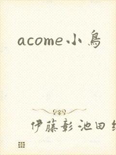 acome小鸟