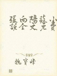 张向阳苏小棠小说全文免费阅读笔趣阁