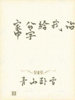 家公给我治疗5中字