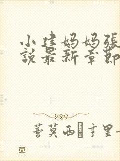 小建妈妈张姨小说最新章节更新时间