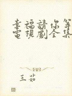 幸福请你等等我电视剧全集免费观看