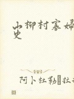 山柳村寡妇的情史