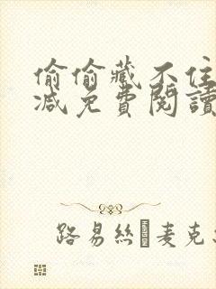 偷偷藏不住无删减免费阅读