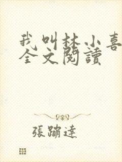 我叫林小喜小说全文阅读封面