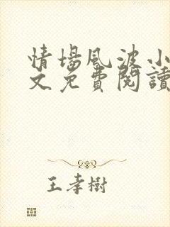 情场风波小说全文免费阅读最新章节封面