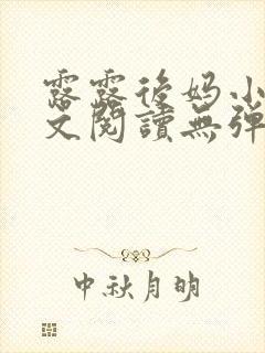 露露后妈小说全文阅读无弹窗笔趣阁