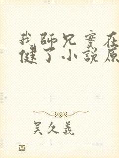 我师兄实在太稳健了小说原著