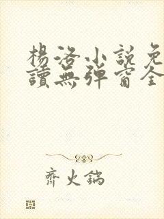 杨洛小说免费阅读无弹窗全文封面