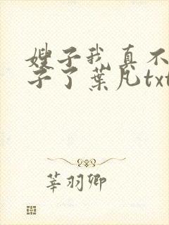 嫂子我真不是傻子了叶凡txt下载