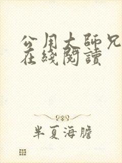 公用大师兄小说在线阅读