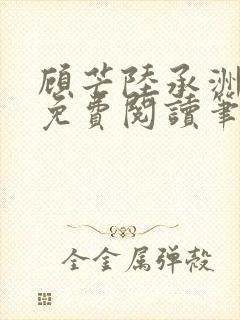 顾芒陆承洲全文免费阅读笔趣阁封面