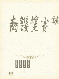 大杂烩小说全集阅读免费封面