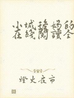 小城后妈的小说在线阅读全文