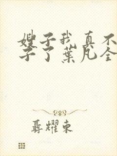 嫂子我真不是傻子了叶凡全文封面