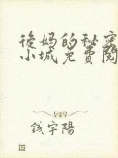 后妈的秘密花园小城免费阅读小说