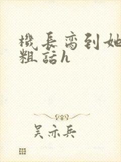 机长脔到她哭h粗话h