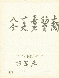 八寸长的大宝贝全文免费阅读