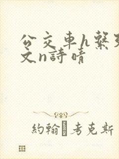 公交车h系列辣文n诗晴