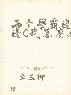 两个学霸边做题边C我怎么办