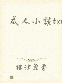 成人小说txt