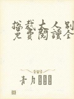 总裁大人别太坏免费阅读全文