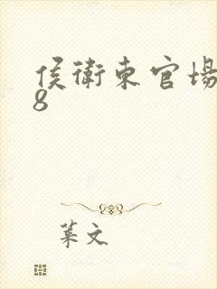 侯卫东官场笔记8