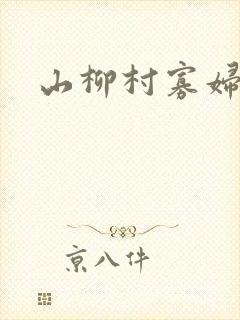 山柳村寡妇情史封面