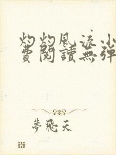 灼灼风流小说免费阅读无弹窗全文封面