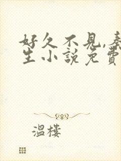 好久不见,秦先生小说免费阅读