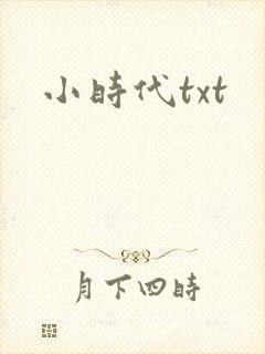小时代txt封面