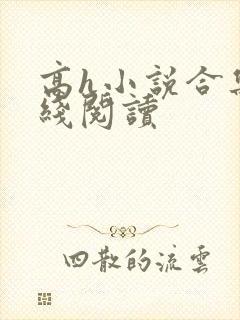 高h小说合集在线阅读