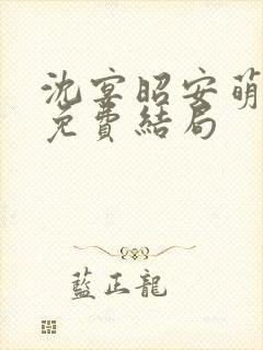 沈宴昭安萌全文免费结局封面