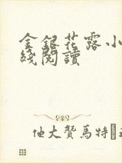 金银花露小说在线阅读封面