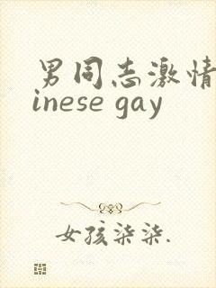 男同志激情chinese gay