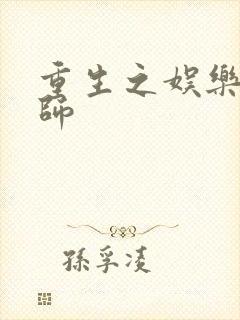 重生之娱乐大宗师封面