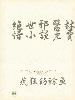 绝世邪医林凡叶惜小说免费阅读全文无弹窗