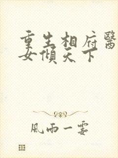 重生相府医品嫡女倾天下